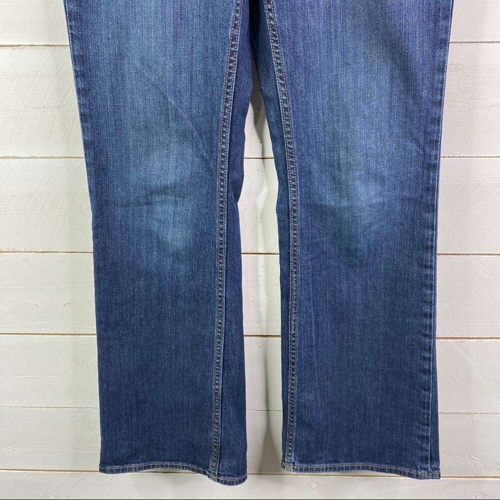 BANANA REPUBLIC Medium Wash‎ Low Rise Boyfriend Denim Bootcut Jeans Size 4 - Picture 4 of 12